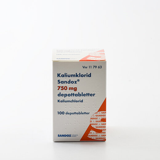 kaliumklorid 750 mg