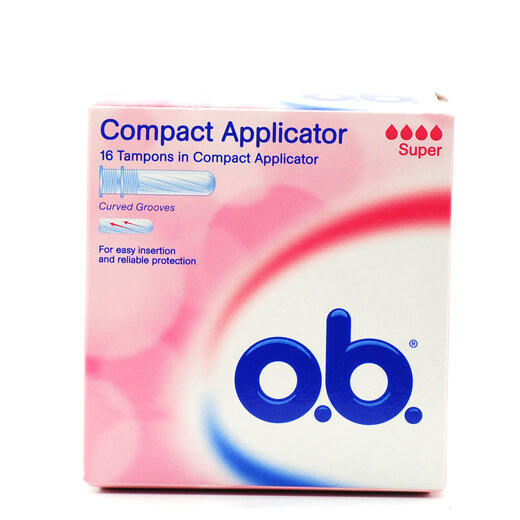 O.b. Compact Applikator Super 16 Stk. | Køb På DinApoteker.dk