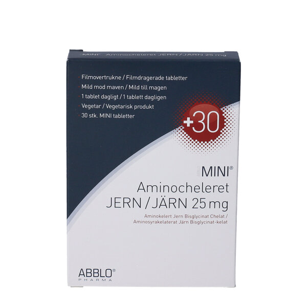 ABBLO MINI Aminocheleret Jern 30 stk