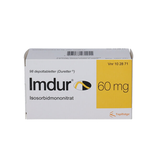 Imdur 60 mg 98 duretter | Køb lokalt på DinApoteker.dk